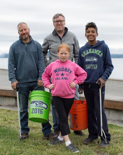 Erik Bell and family