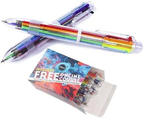 Multicolored pens useful Valentine's day favors
