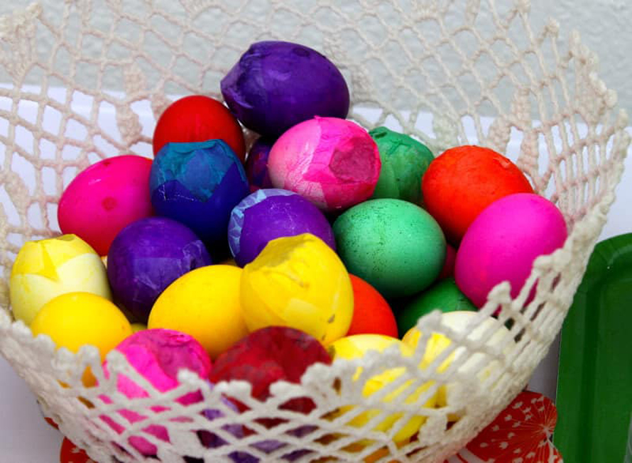 Cascarones eggs