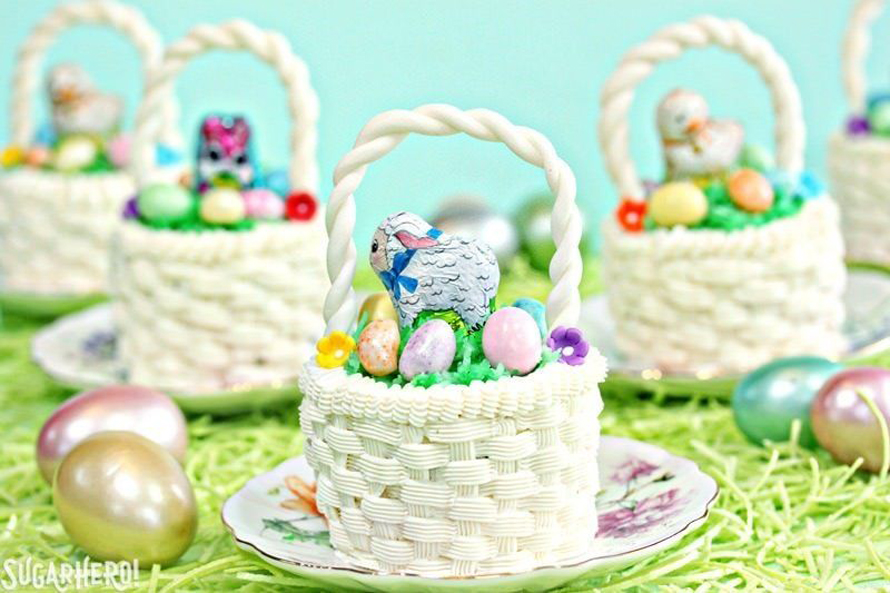 easter basket cake