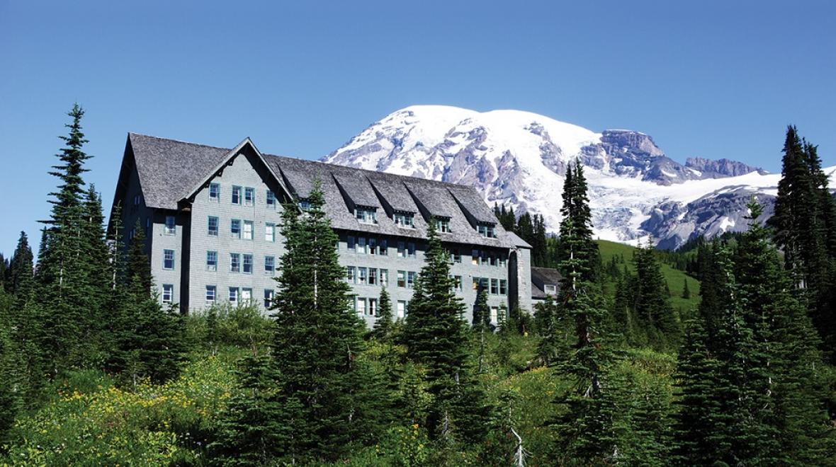 Paradise Inn near Mount Rainier is a Pacific Northwest lodge for the whole family