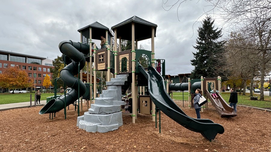 Pioneer Park playground in Puyallup