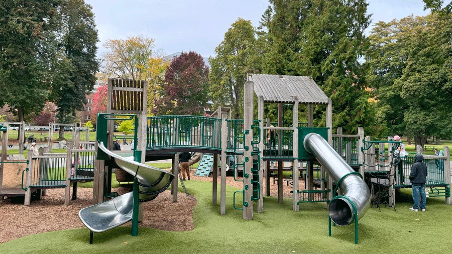 wright park playground where you can play after a sweet treat