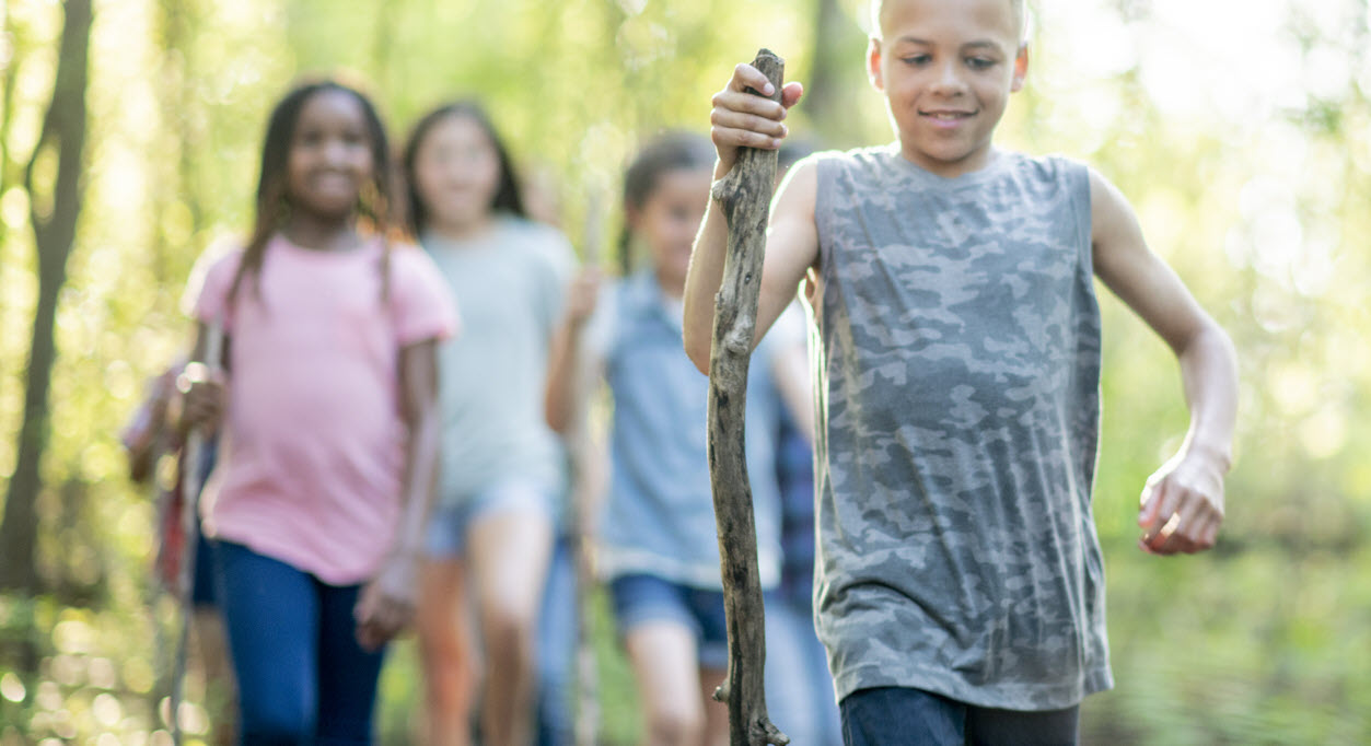 Kids at summer camp
