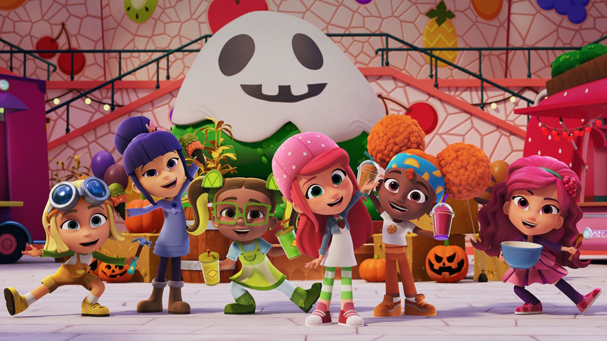 Strawberry Shortcake and the Beast of the Berry Blog image, fall family movie.