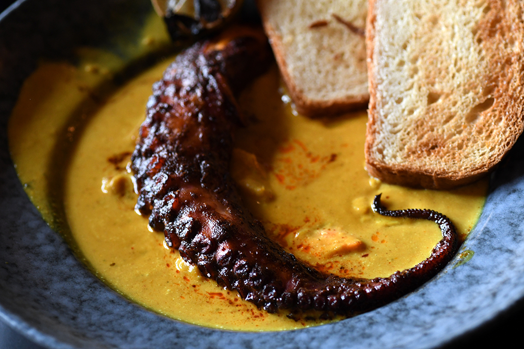 Goan fisherman's curry from Rasai best Indian best Asian restaurants in Seattle