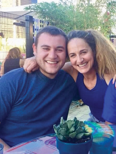  Lori Markowitz and her son Josh 