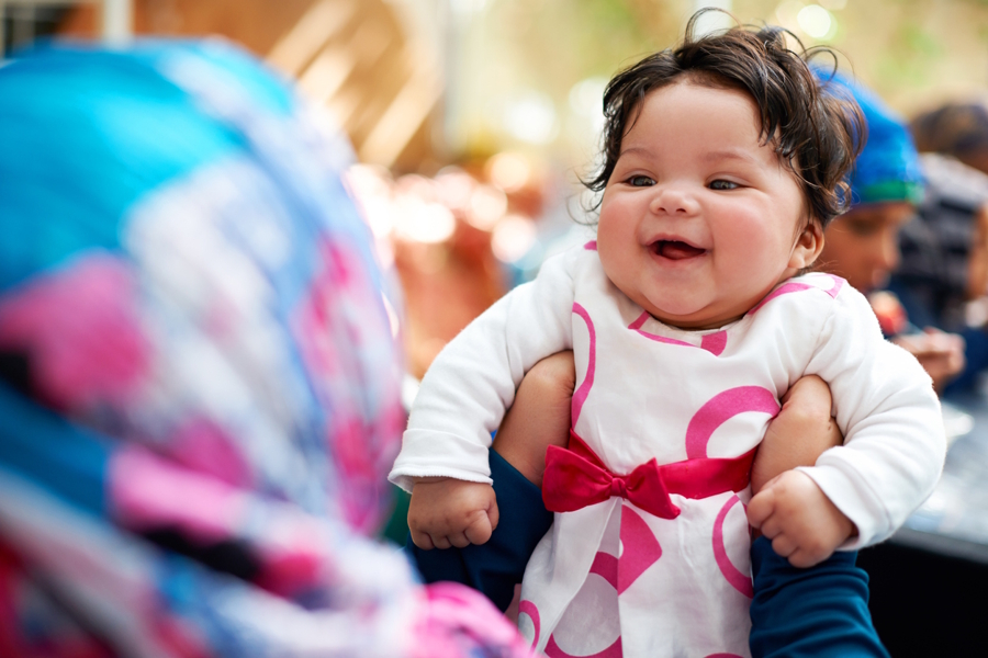 happy smiling baby