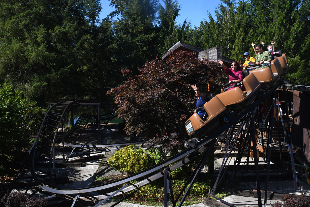 Remlinger Farms’ roller coaster is just thrilling enough for kids