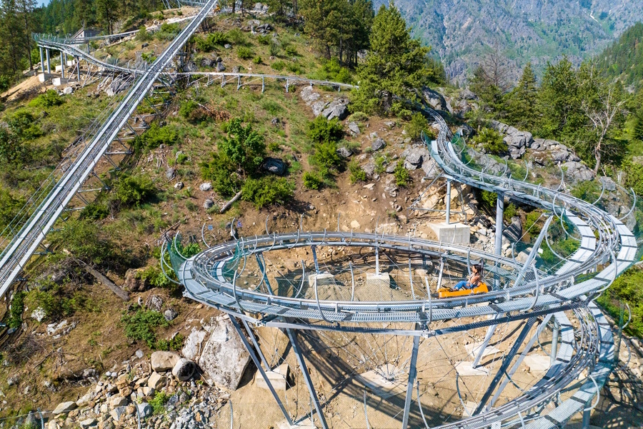 Leavenworth Adventure Park Tumwater Twister alpine coaster