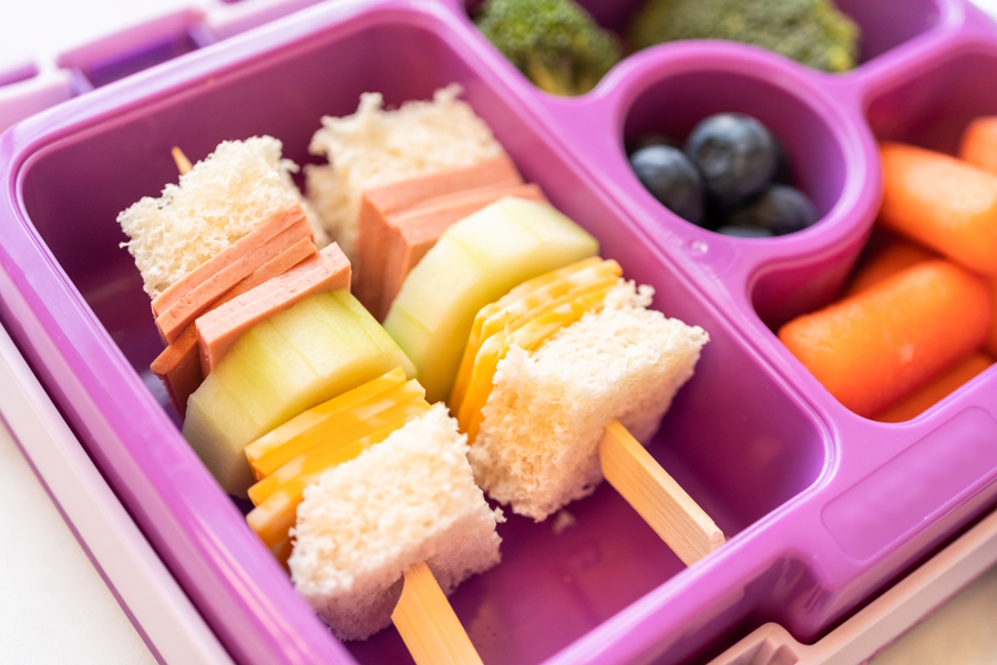 ham and cheese sandwich kebabs