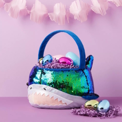 Shiny shark easter basket