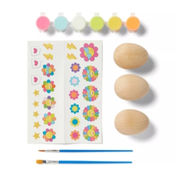 wooden egg dying kit