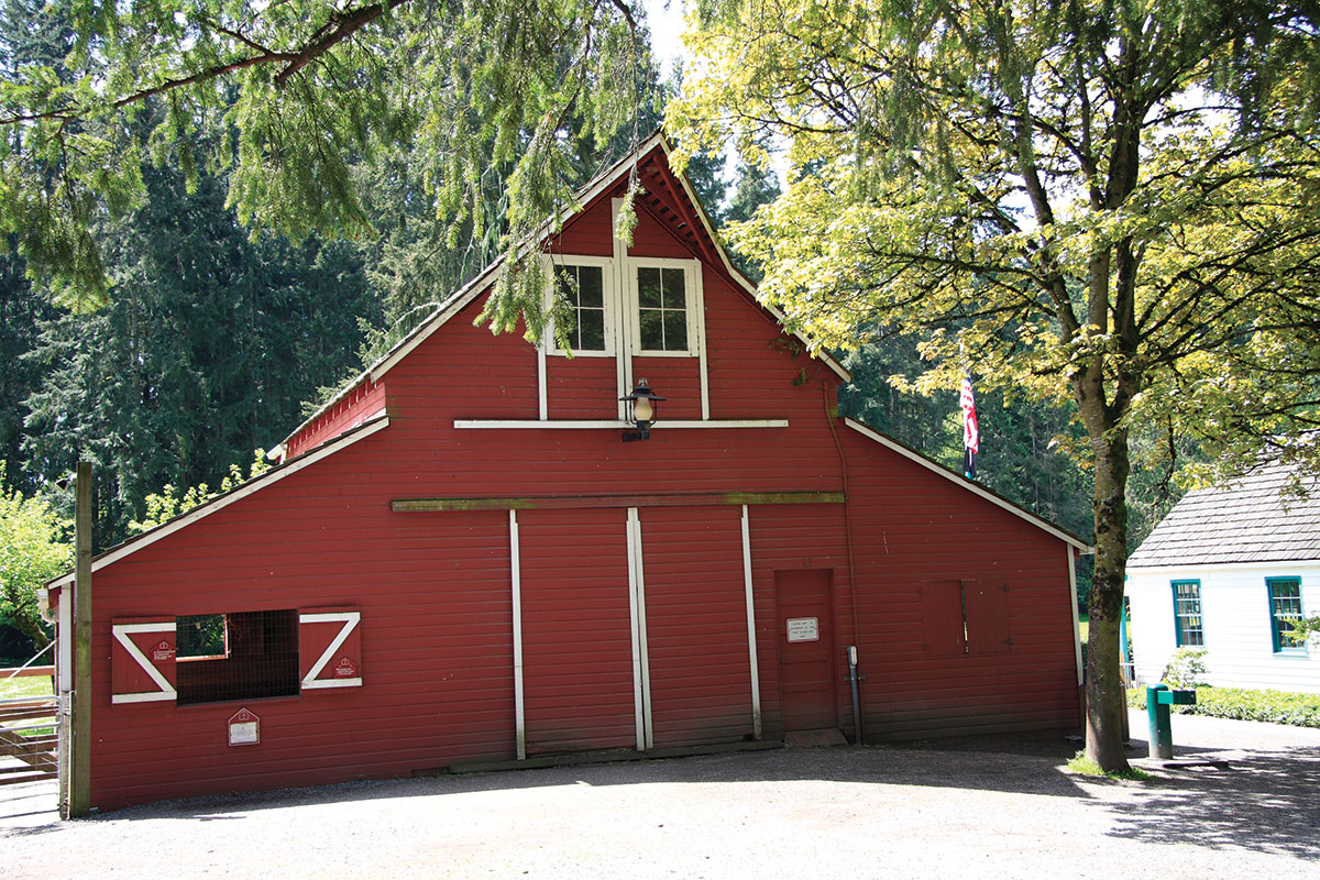 Farrel-McWhirter Farm barn great picnic spot in Redmond, outside Seattle