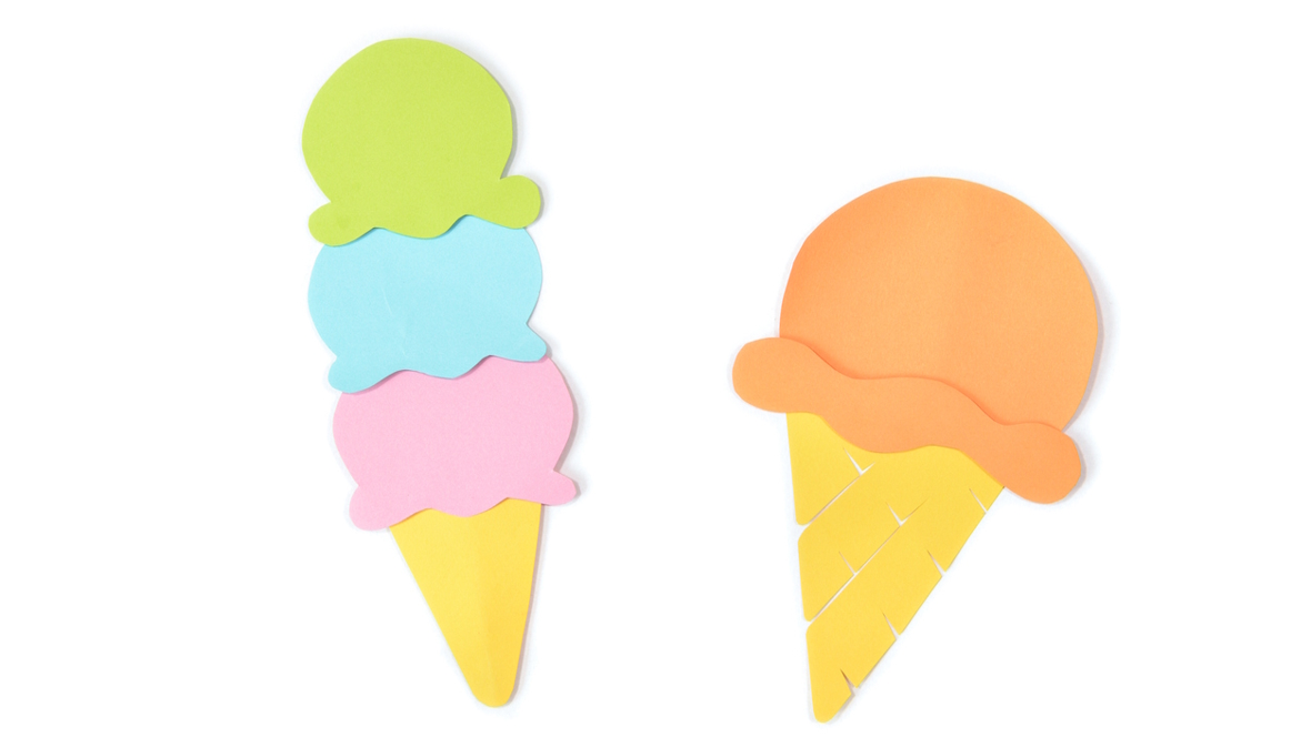 paper ice cream