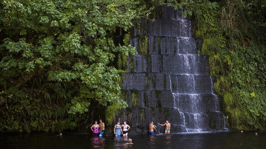 The Cold, Deep, Historic Fun of Tenino Quarry Pool