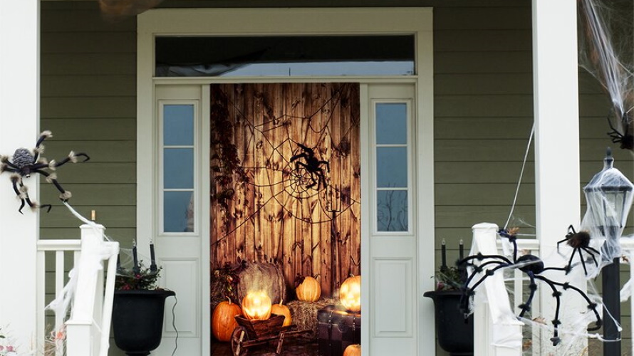 Spooky-door-mural