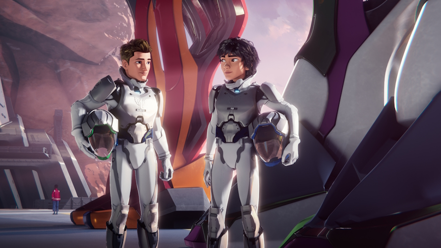 Still from the new show“ Mech Cadets”, photo credit Netflix