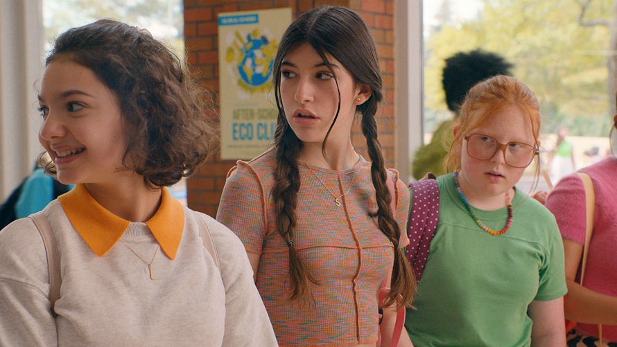 Still image from the show, “You Are So Not Invited to My Bat Mitzvah”, photo courtesy of Netflix
