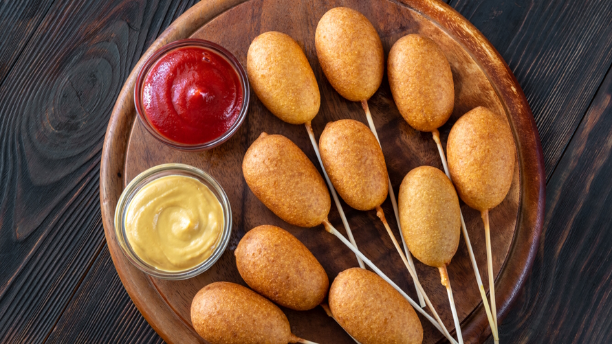 mini corn dogs