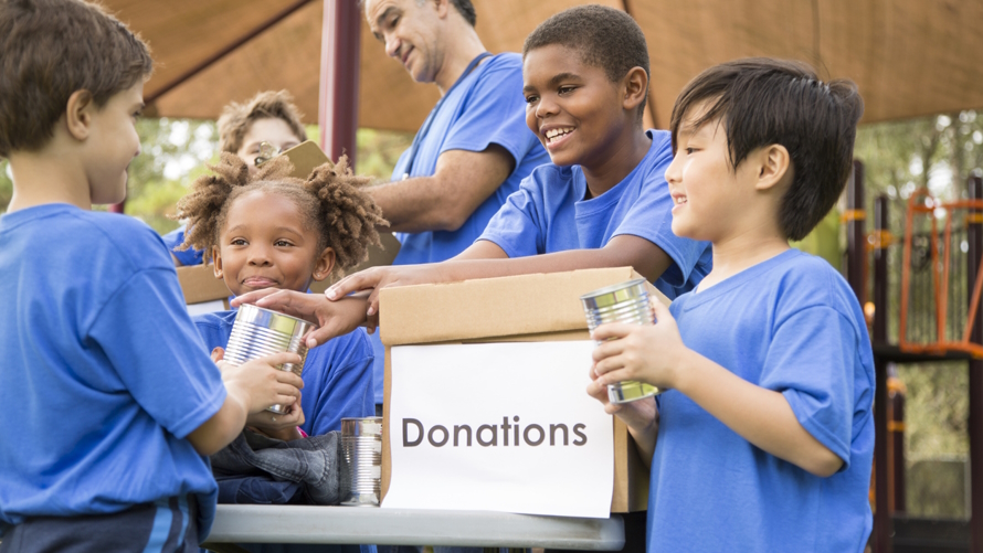 Kids collection donations