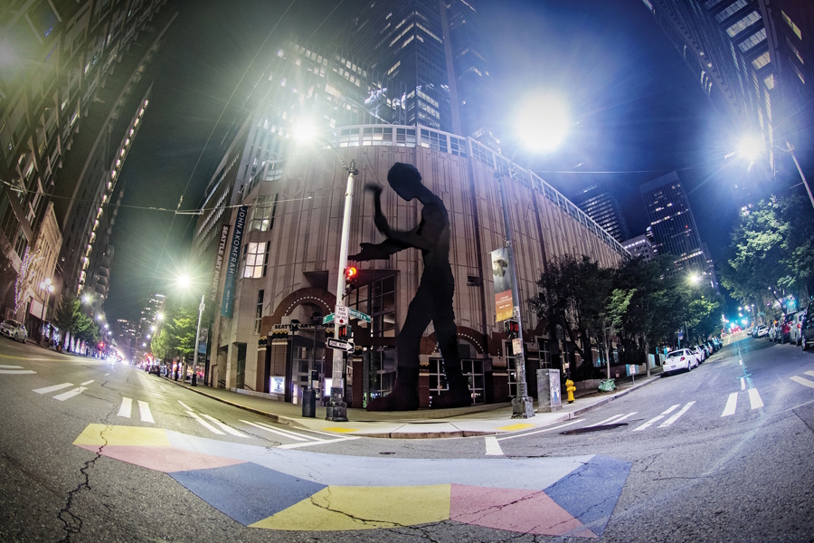 Downtown Seattle At Museum
