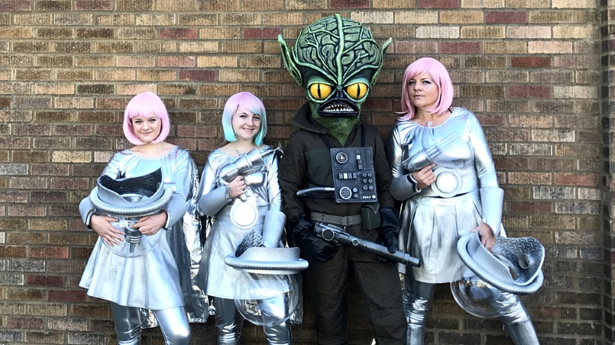 Space Alien and Space Warriors
