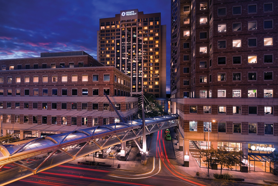 Hyatt Regency Bellevue downtown hotel