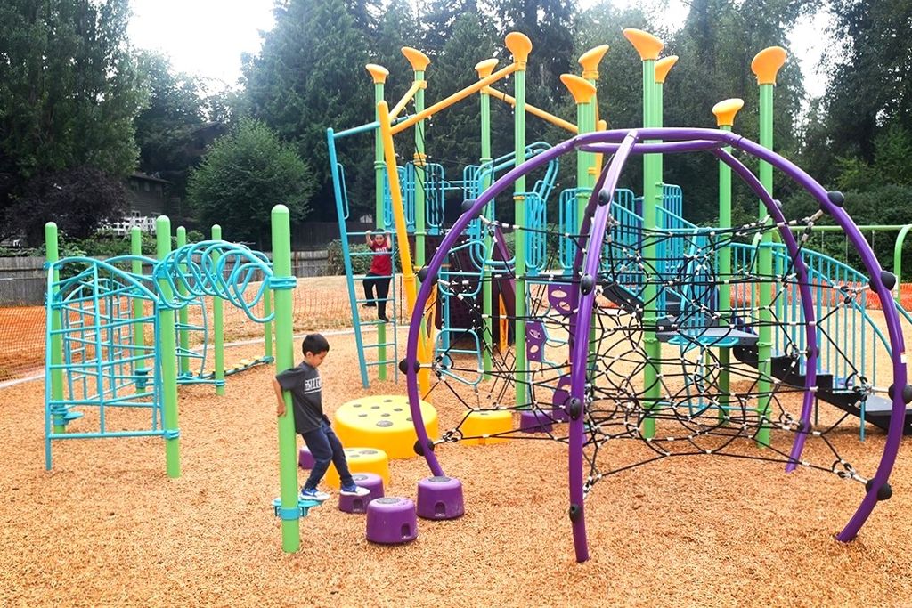 The Fab New Playground at Renton’s Cascade Park