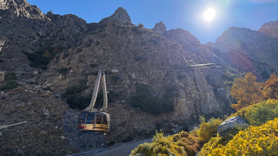 Palm Springs Aerial Tramway on a sunny day