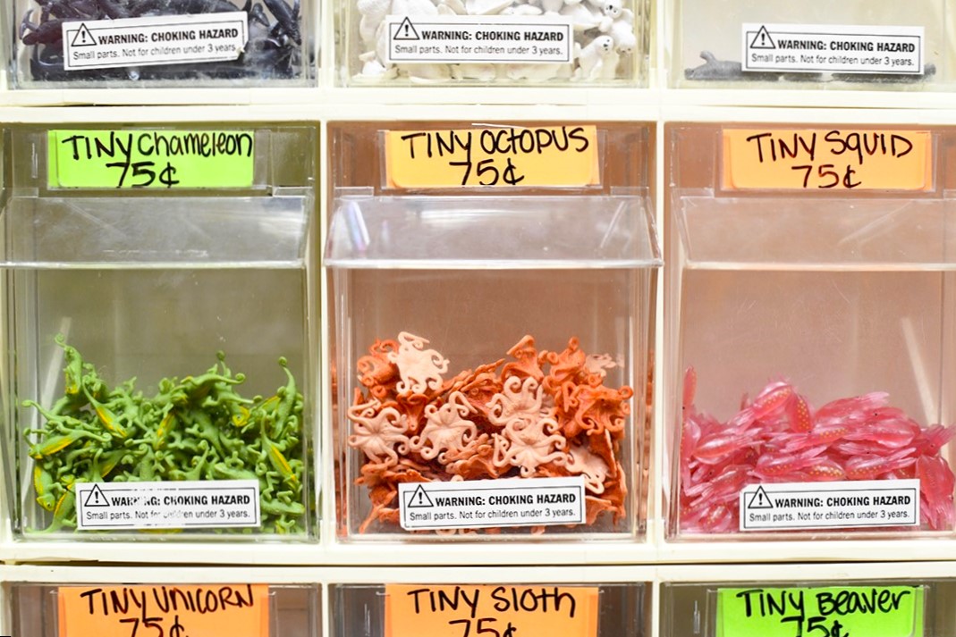 Archie McPhee offers so many tiny things: tiny unicorns, tiny squid, tiny sloths and so much more