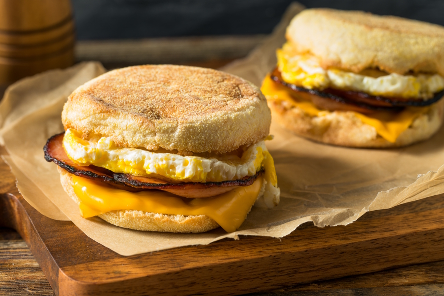 Breakfast sandwiches