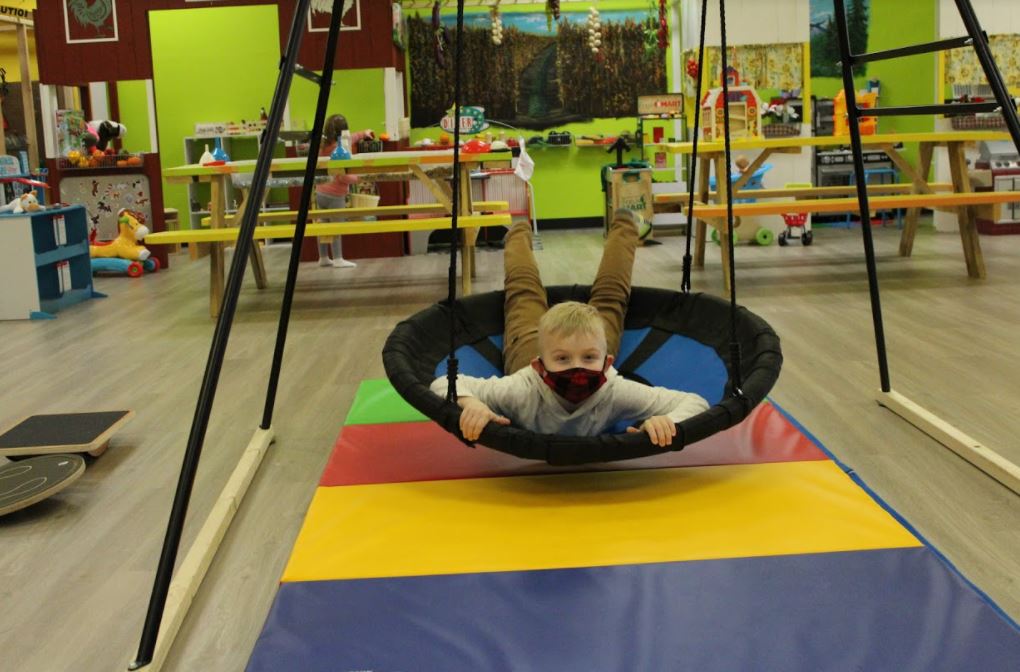 kid playing at Kaleidoscope Family Gym