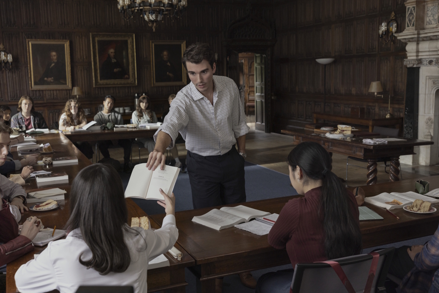 College students in an Oxford classroom