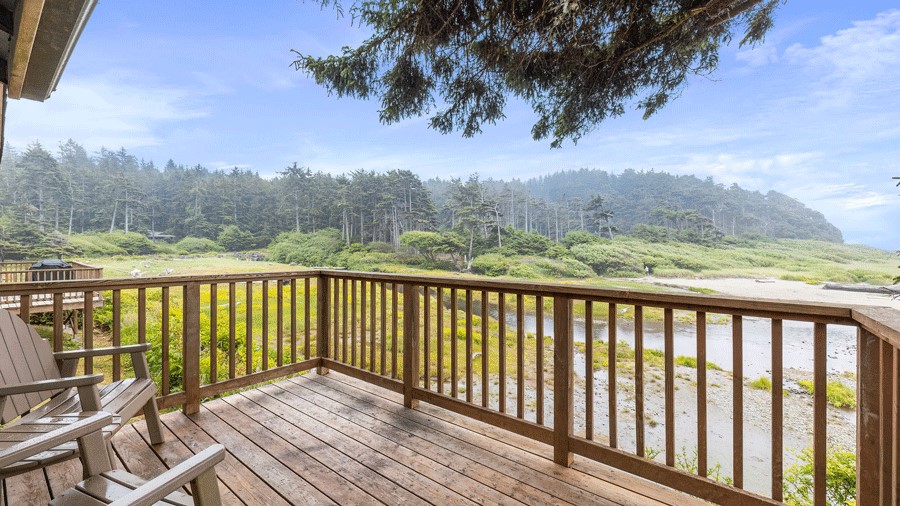 View from Iron Spring Resort best cabin getaways for Seattle families