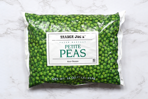 Bag of frozen peas