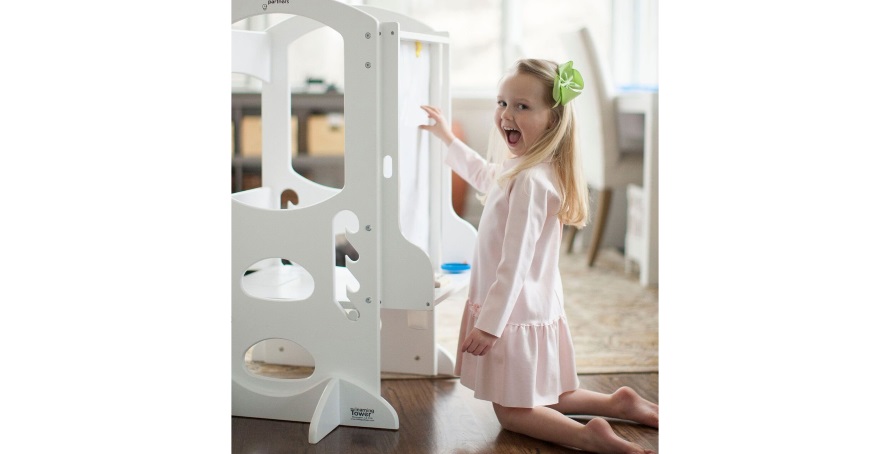 Kitchen helper stool