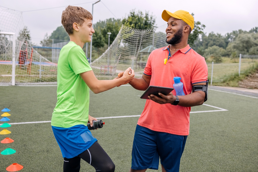 teen and a coach he can celebrate on father’s day