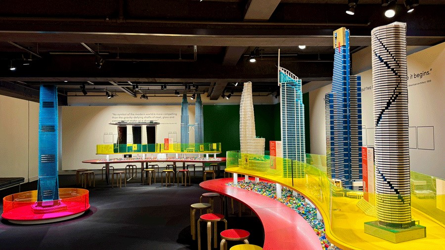 Lego exhibit in Seattle at MOHAI features "Towers of Tomorrow" - iconic skyscrapers constructed with Lego bricks