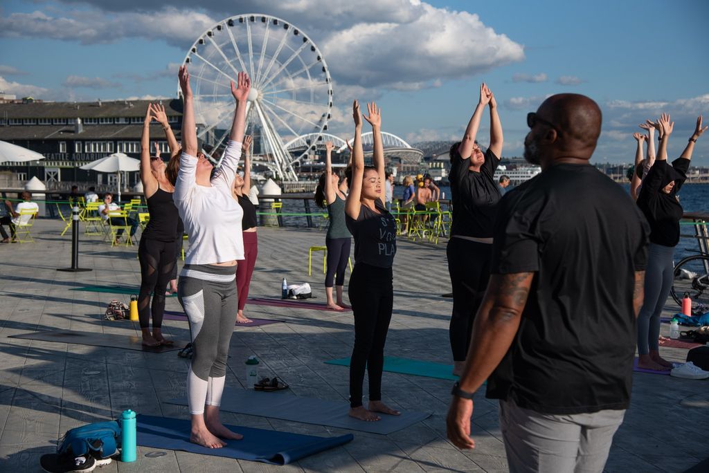 Yoga on Pier 62