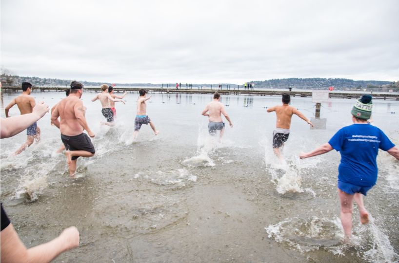 Polar Bear Plunge in Renton (Gene Coulon)