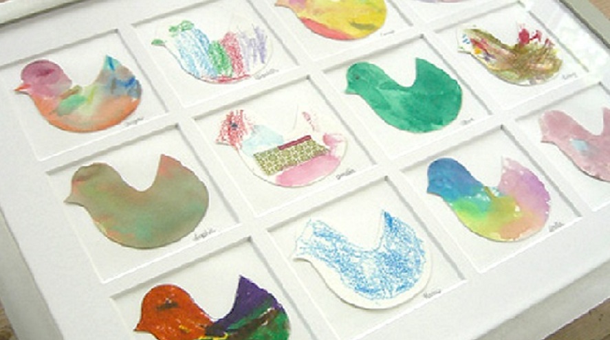 Student painting