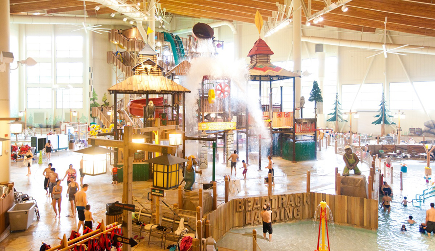 Great Wolf Lodge water park area