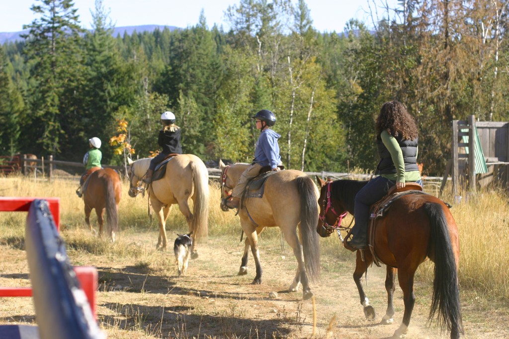 Trail ride at Western Pleasure Ranch