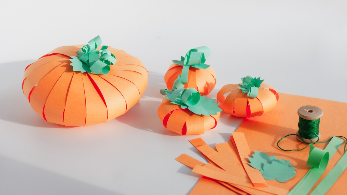 paper pumpkins