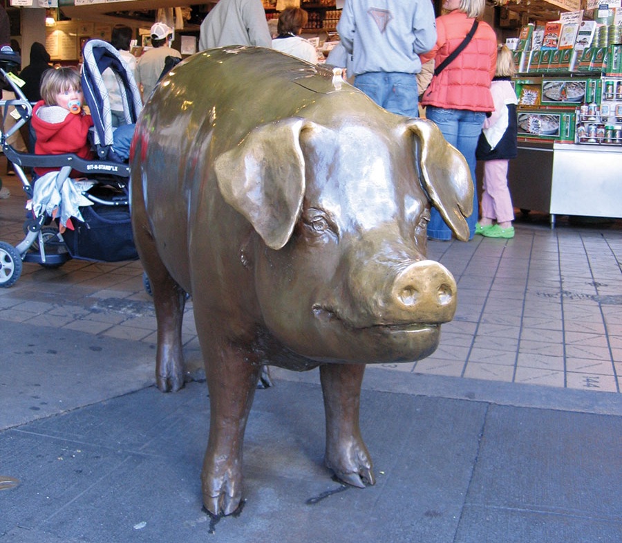 9 Facts About Pike Place Market’s Rachel the Pig