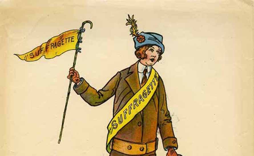 suffragette postcard