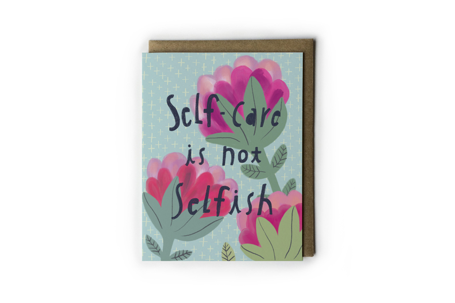 self care card from honeyberry