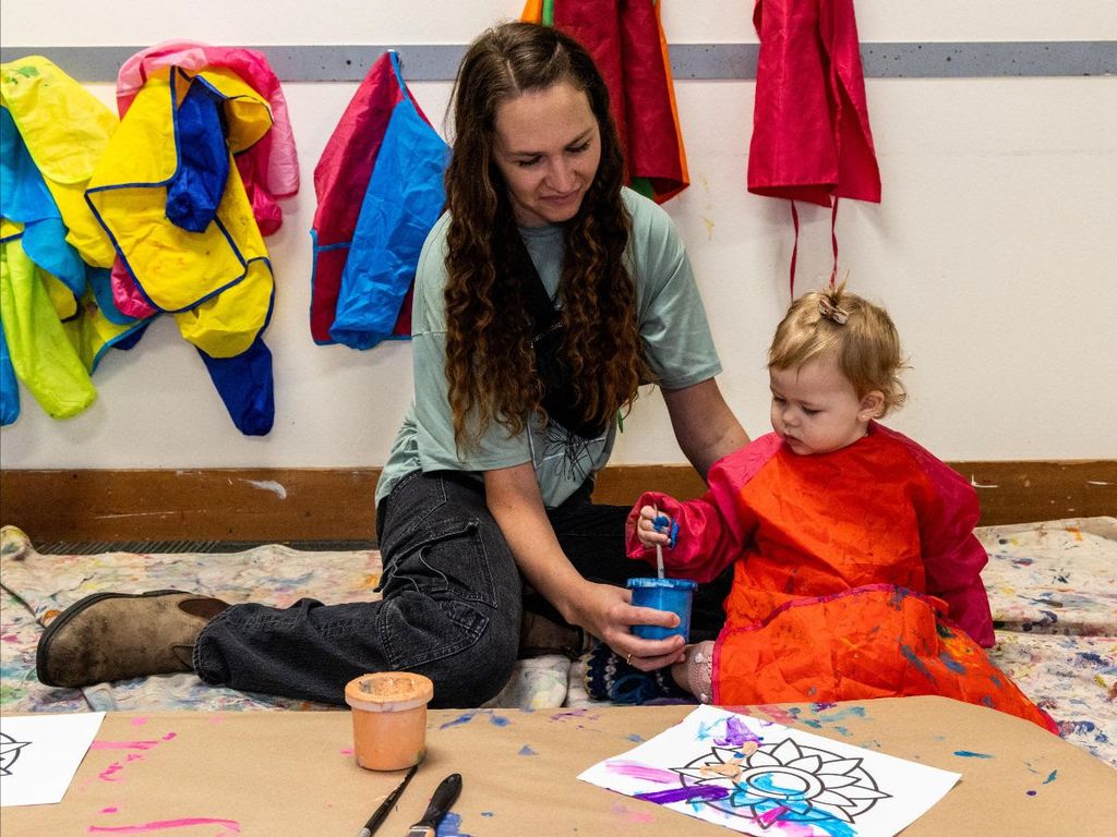Holi Toddler Time at the Seattle Aquarium