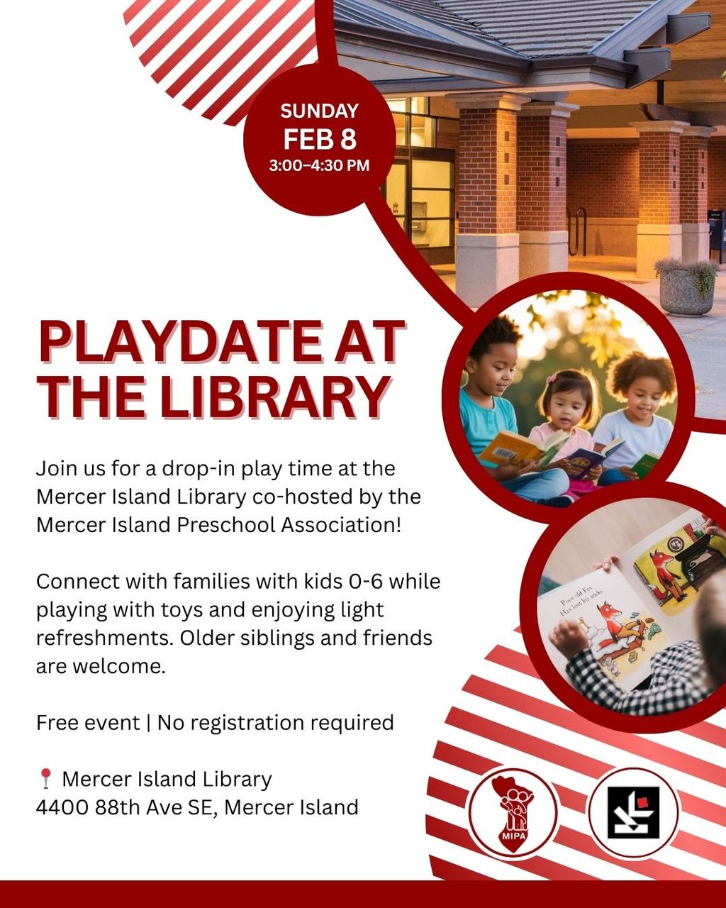 Playdate at the Mercer Island Library